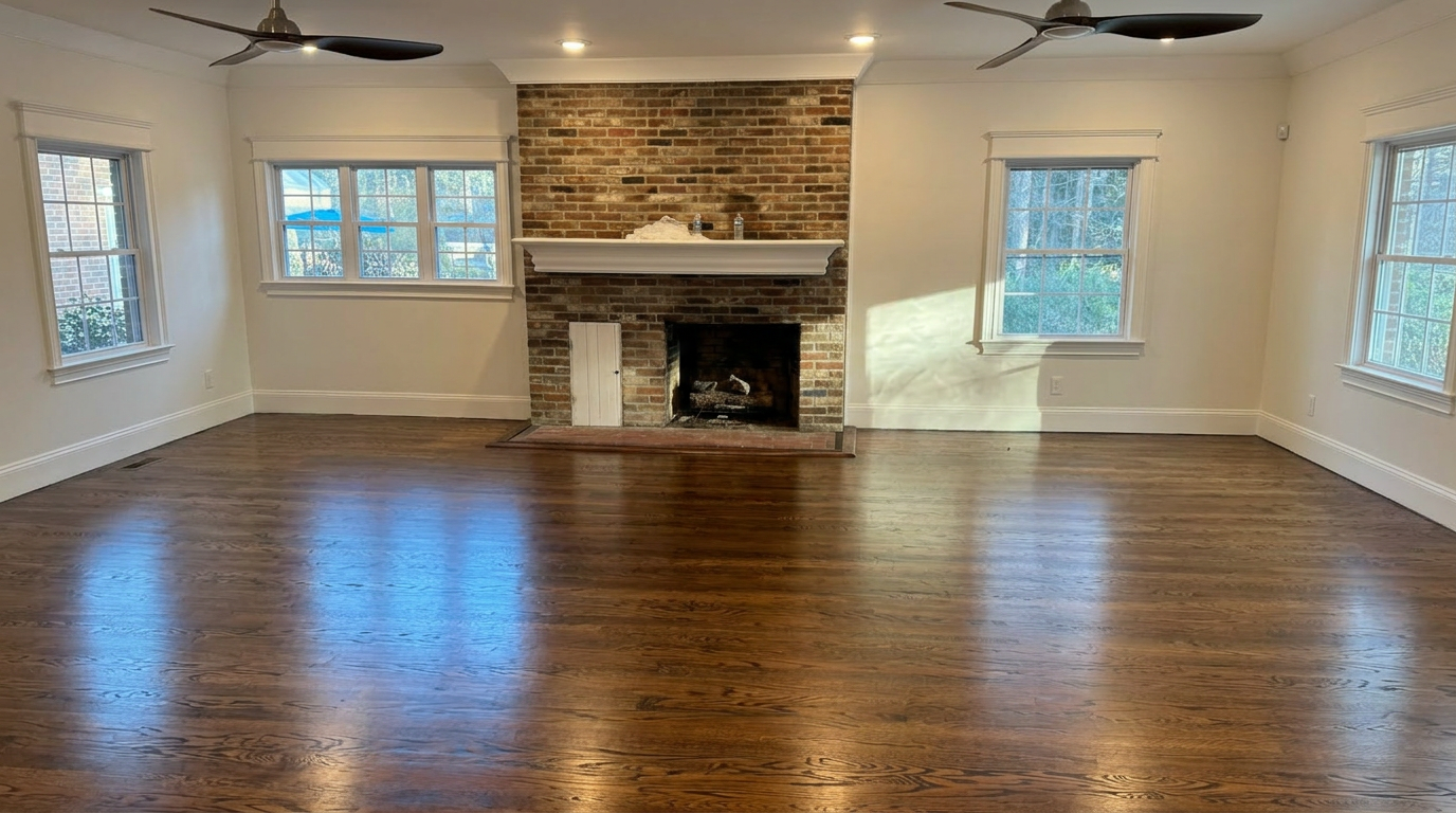 Beautiful hardwood floors